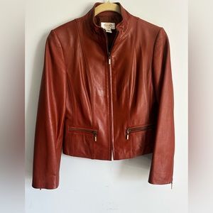 COPY - Talbots Vintage 100% Leather Jacket
